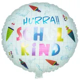 Folienballon Schule, Ø 45 cm