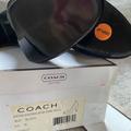 Coach Shoes | Authentic Coach Diedra Velvet Logo High Heel. Womens Sz 9.5. | Color: Black | Size: 9.5