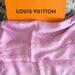 Louis Vuitton Accessories | Louis Vuitton Silk 50% Wool 50% 45x92in Shawl Made In Italy Lilac Monogram Color | Color: Pink/Purple | Size: 45inchx 92inch