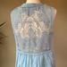 Anthropologie Other | Euc Anthropologie Chambray Sleeveless Top Crochet Back Sz 4 Has Been Dry Cleaned | Color: Red | Size: 4