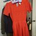 Lularoe Dresses | Lularoe Xs Red Amelia Dress W/Pockets New! Removed Rags, But Never Worn. | Color: Red | Size: Xs