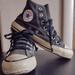 Converse Shoes | Distressed Youth Converse Chuck Taylors | Color: Black | Size: 3bb