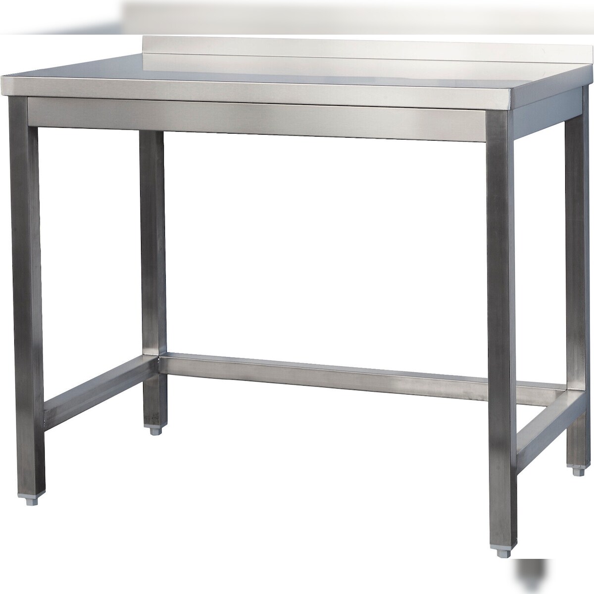 A&S Gastro Gastro Arbeitstisch o. Grundboden mit Aufkantung Edelstahl (BxT) 1700 x 700 mm Image