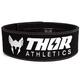 Thor Athletics - Powerlift Belt Schwarz - Gewichtheben Gürtel - Lifting Belt - Krafttraining Zubehör - Powerlifting - Bodybuilding - Deadlift - Squat - Größe (L)