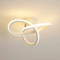 Comely - Plafonnier led, Plafonnier en acrylique 23 w, Lampe de plafond 3500K 2000lm pour Cuisine,