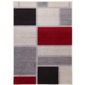 Tapis de salon moderne rouge 150x230 cm