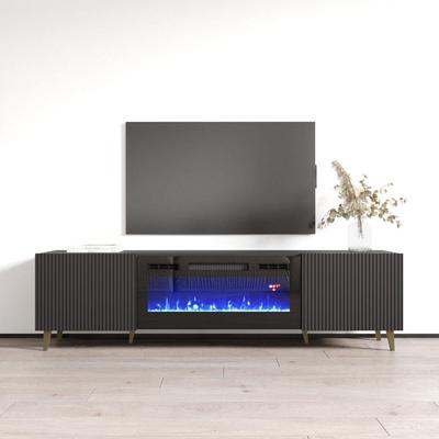Pafos BL-EF 71" Electric Fireplace TV Stand