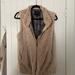 Anthropologie Jackets & Coats | Anthropologie Sanctuary Clothing Faux Fur Tan Vest | Color: Cream/Tan | Size: M