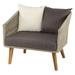 Grey Metal Modern Outdoor Chair by Quinn Living in Grey