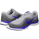 Nike Shoes | Nike Flex Tr 6 Womens Training Shoes Size 8.5 Grey White And Royal Blue | Color: Blue/Gray | Size: 8.5