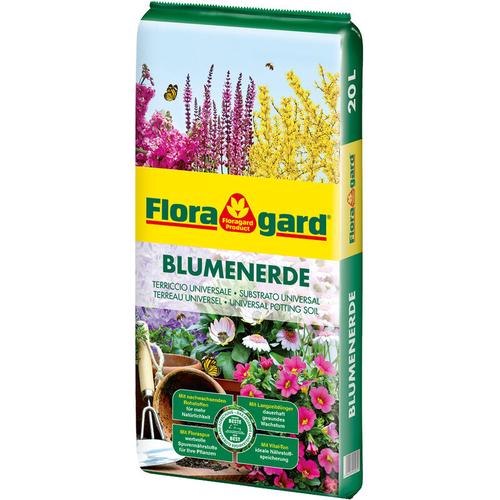 Blumenerde Universalerde zum Topfen und Umtopfen Substrat mit Guano (1 x 20L ) - Floragard