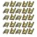 25pcs Speed Fastener U Nut Clip Brass Tone for M4 / ST4.2 Screw Bolt - Brass Tone