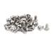 M5x10mm 304 Stainless Steel Button Head Torx Security Tamper Proof Screws 30pcs - Silver Tone