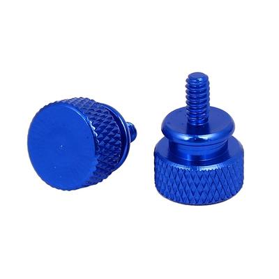 Computer PC Case Fully Threaded Knurled Thumb Screws 6#-32 4pcs