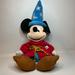 Disney Toys | Mickey Mouse Plush Fantasia Sorcerer Wizard 24'" Stuffed Animal Disney | Color: Blue/Red | Size: Osbb