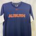 Under Armour Shirts | Auburn Under Armour Football T-Shirt | Color: Blue/White | Size: L