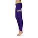 Women's Purple James Madison Dukes Solid Yoga Leggings