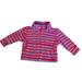 Columbia Jackets & Coats | Columbia Fleece Jacket Sweater Full Zip Hiking Stripe Pink Purple 6 Months 6m | Color: Pink/Purple | Size: 6mb