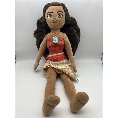 Disney Toys | Disney Store Authentic Moana Plush Doll Stuffed Large Princess Soft Toy 20" Euc | Color: Brown | Size: Osbb