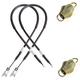 10L0L Golf Cart Brake Cables, Golf Buggy Brake Cable Return Springs + 42 Inch Golf Cart Brake Cable for Club Car DS 2000-up Gas & Electric, OEM# 102022101, 1013531