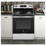 GE Appliances 30" 5.3 cu. ft. Freestanding Electric, Stainless Steel | 47 H x 30 W x 28 D in | Wayfair JB258RTSS