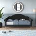 Lark Manor™ Alvon Twin Daybed Upholstered/Polyester in Black | 39.6 H x 87.6 W x 42.7 D in | Wayfair CC3162CA78594013915FBDA38E446266