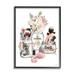 Stupell Industries Fashion Cosmetic Brushes In Glam Jars by Ziwei Li - Print Canvas in Gray | 20 H x 16 W x 1.5 D in | Wayfair ae-136_fr_16x20