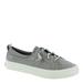 Sperry Top-Sider Crest Vibe Linen - Womens 10 Grey Oxford Medium