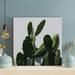 Foundry Select Cactus Plants 1 - 1 Piece Square Graphic Art Print On Wrapped Canvas in Green | 12 H x 12 W x 2 D in | Wayfair
