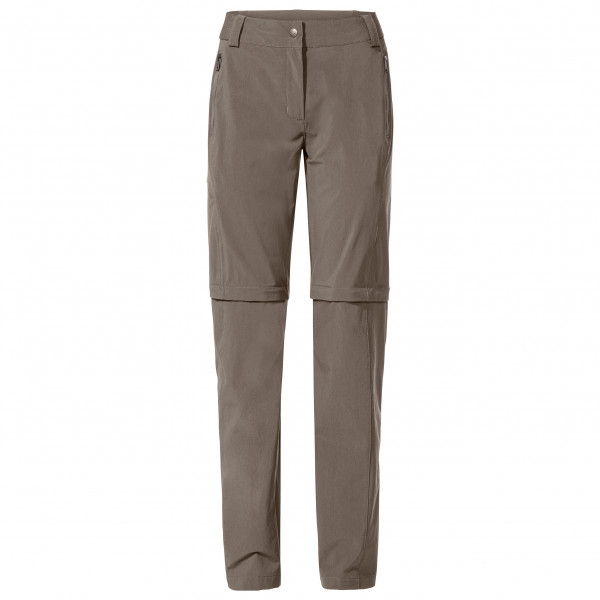 Vaude - Women's Farley Stretch Zip Off T-Zip Pants II - Trekkinghose Gr 46 - Regular grau/braun