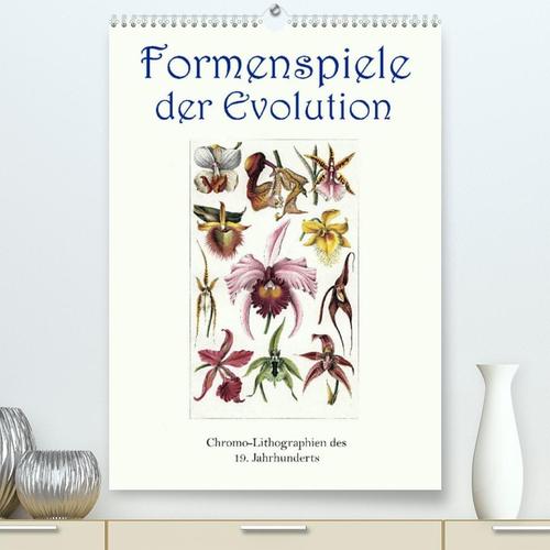 Formenspiele der Evolution. Chromolithographien des 19. Jahrhunderts (Premium, hochwertiger DIN A2 Wandkalender 2023, Ku
