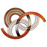 Multi Colored Metal Modern Abstract Wall Decor