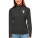 Women's Antigua Charcoal Los Angeles Rams Tribute Half-Zip Top