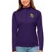 Women's Antigua Purple Minnesota Vikings Tribute Half-Zip Top