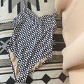 J. Crew Swim | J. Crew One Piece Polka-Dot Bathing Suit | Color: Blue/White | Size: 6