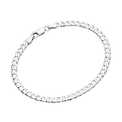 Smart Jewel Armband Panzerkette diamantiert, massiv, Silber 925 21 cm Damen Image