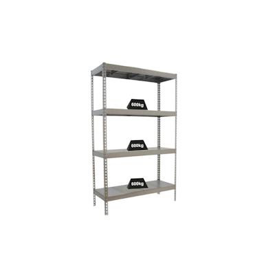 PROREGAL Schwerlastregal METAL BEAST FOUR | HxBxT 200x150x60cm | Fachlast 600kg | Verzinkt | Standregal Metallregal Lagerregal Image