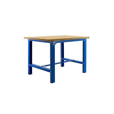 Proregal Werkbank Buffalo Wood | HxBxT 87x150x75cm | Traglast 600kg | Blau