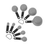 KitchenAid® Universal Measuring Cup & Spoon Set, 9 Piece Plastic in Gray | 9.45 H x 5.51 W x 3.54 D in | Wayfair KQ475OHGSA