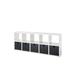 Kartell Polvara Bookcase Plastic in White | 32 H x 77 W x 14 D in | Wayfair 4769/03