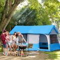 Outsunny 10 Person Tent Steel in Blue | 92.25 H x 168 W x 122 D in | Wayfair A20-275BU