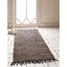 Black 168 x 120 x 0.5 in Area Rug - Dakota Fields Rovel Southwestern Handmade Braided Area Rug in Onyx | 168 H x 120 W x 0.5 D in | Wayfair