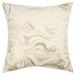 Everly Quinn Dreamy Gold & Ivory Marble Pattern Throw Pillow Polyester/Polyfill/Cotton | 20 H x 20 W x 6.25 D in | Wayfair