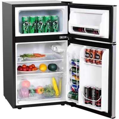 Costway - 90L Kühlschrank mit 27L Gefrierfach Kühl-Gefrier-Kombination Standkühlschrank Image