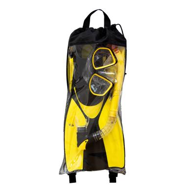 Swimline Thermotech Mesh Bag Snorkeling Set, Fin Size 9-11 - Multi