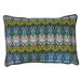 Jiti Indoor Sioux Ikat Bohemian Patterned Cotton Accent Rectangle Lumbar Pillows Cushion for Sofa Chair 12 x 20