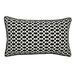 Jiti Outdoor Waterproof Sunbrella Mid-Century Modern Abstract Grid Patterned Lumbar Pillows Cushions for Pool Patio Chair