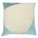 Jiti Indoor Mid-Century Modern Triangle Patchwork Mixed Media Linen and Velvet Square Throw Pillows Cushions