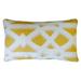 Jiti Indoor Geometric Patterned Cotton Accent Rectangle Lumbar Pillow 12 x 20