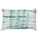 Jiti Indoor Modern Casual Hand dyed Tie-dye Shibori Pattern Linen Decorative Rectangle Lumbar Pillows 12 x 20